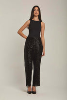 داليدرس بنطال نسائي بترتر أسود