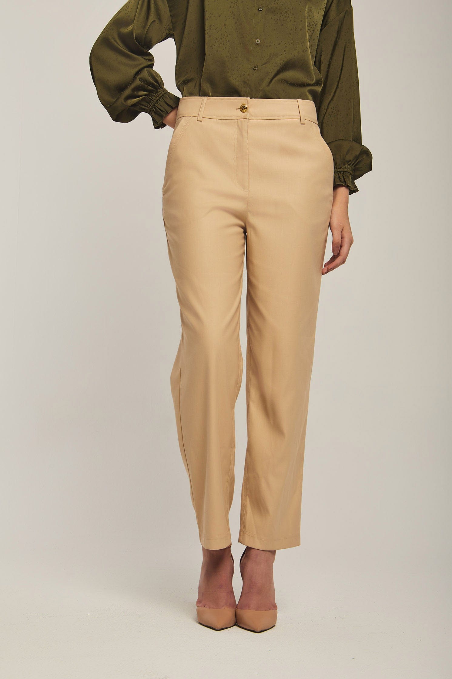 داليدرس بنطال نسائي رسمي بيج