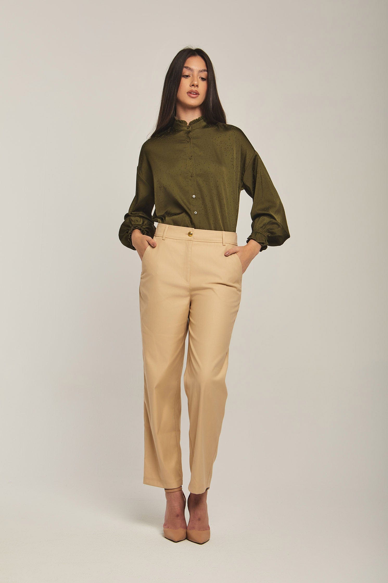 داليدرس بنطال نسائي رسمي بيج