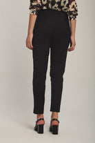 داليدرس بنطال نسائي رمي سادة بأزرار على الجانبين أسود