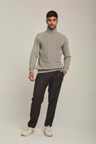 داليدرس بلوفر رجالي مشغول وياقه عاليه