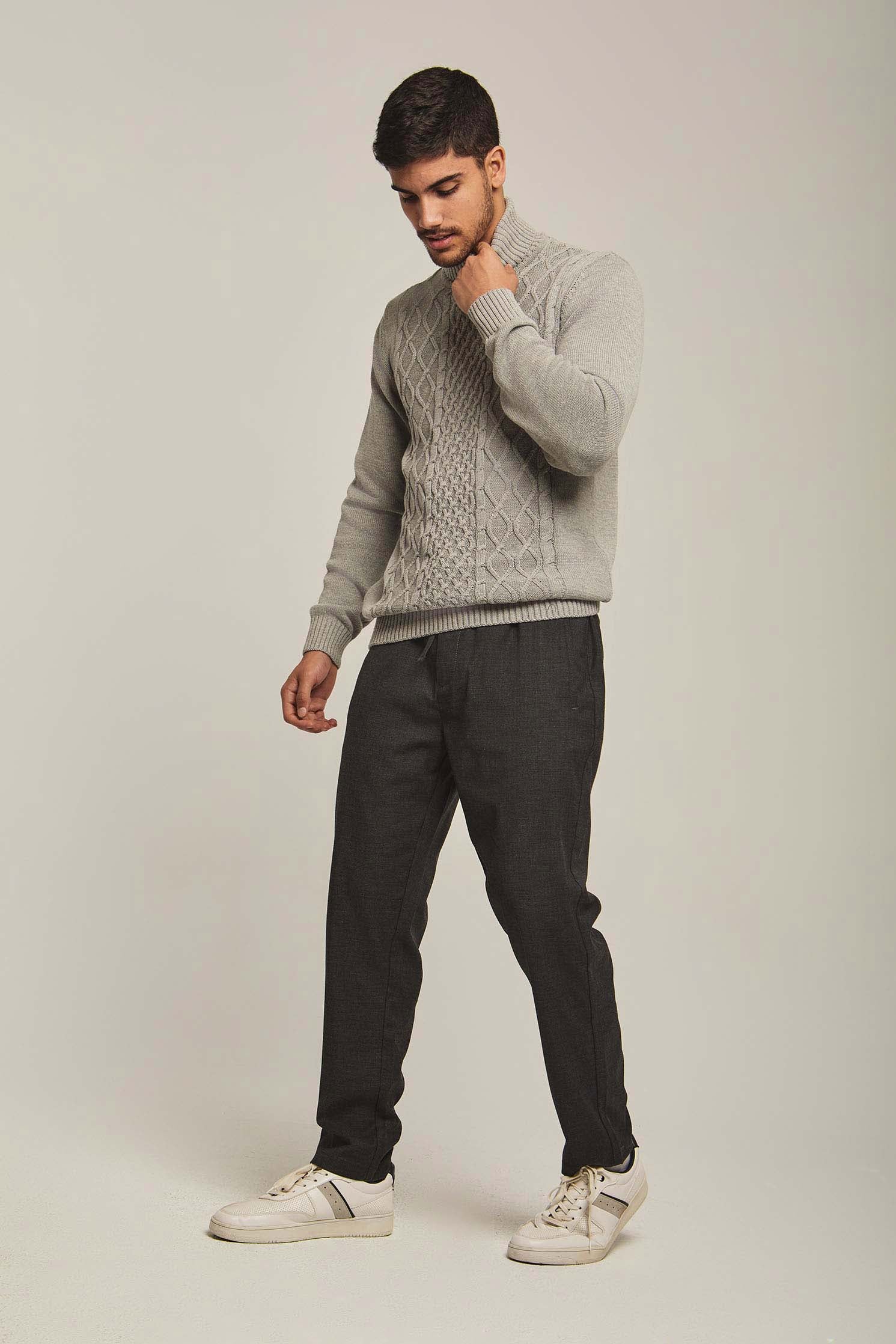 داليدرس بلوفر رجالي مشغول وياقه عاليه