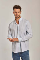 داليدرس قميص رجالي سادة ابيض