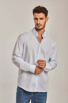 داليدرس قميص رجالي سادة ابيض