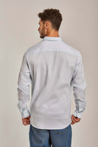 داليدرس قميص رجالي سادة ابيض