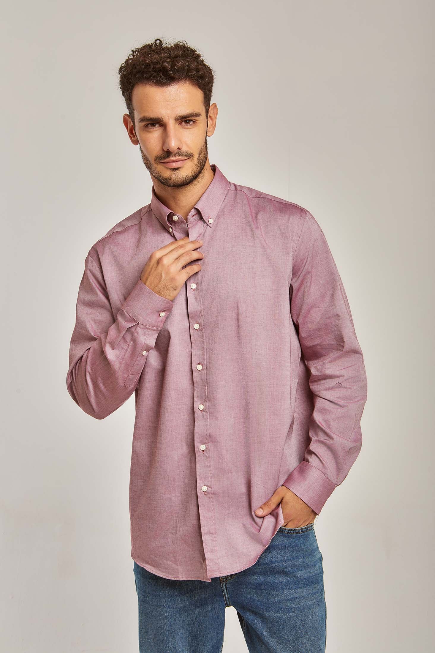 داليدرس قميص رجالي سادة ابيض