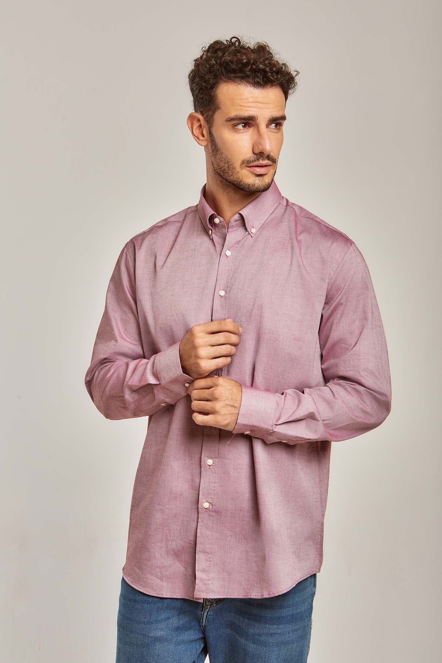 داليدرس قميص رجالي سادة ابيض