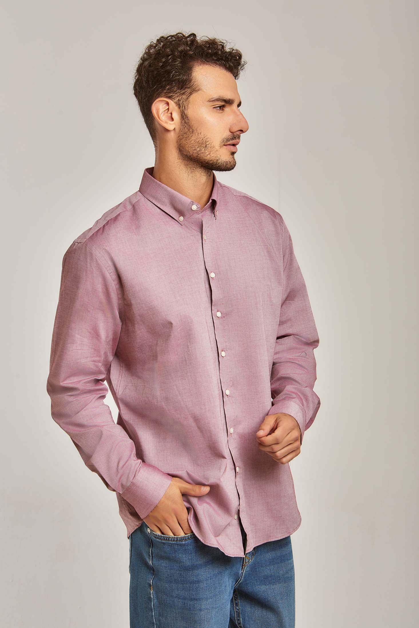 داليدرس قميص رجالي سادة ابيض