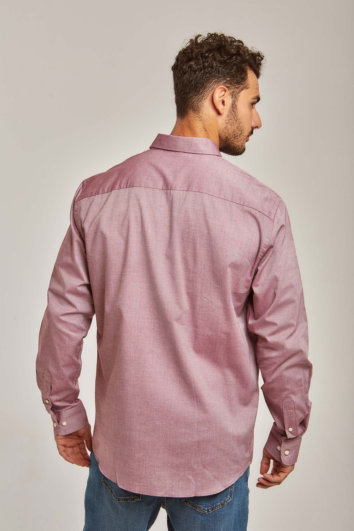 داليدرس قميص رجالي سادة ابيض