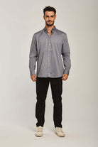 داليدرس قميص رجالي سادة ابيض