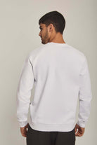 داليدرس سويتشرت رجالي برسمة هيلب عالصدر أوف وايت