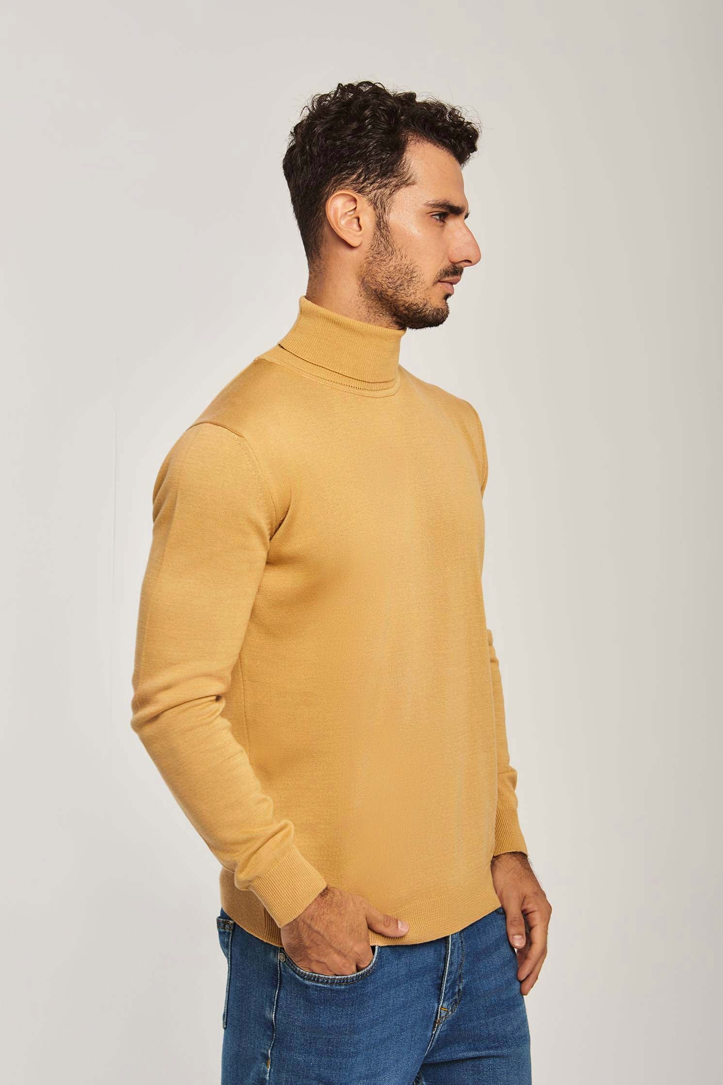 داليدرس بلوفر رجالي سادة وياقة عاليه