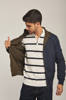 داليدرس جاكت رجالي سادة بسوسته وجيوب من الجنب