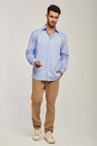 داليدرس قميص رجالي سادة أبيض