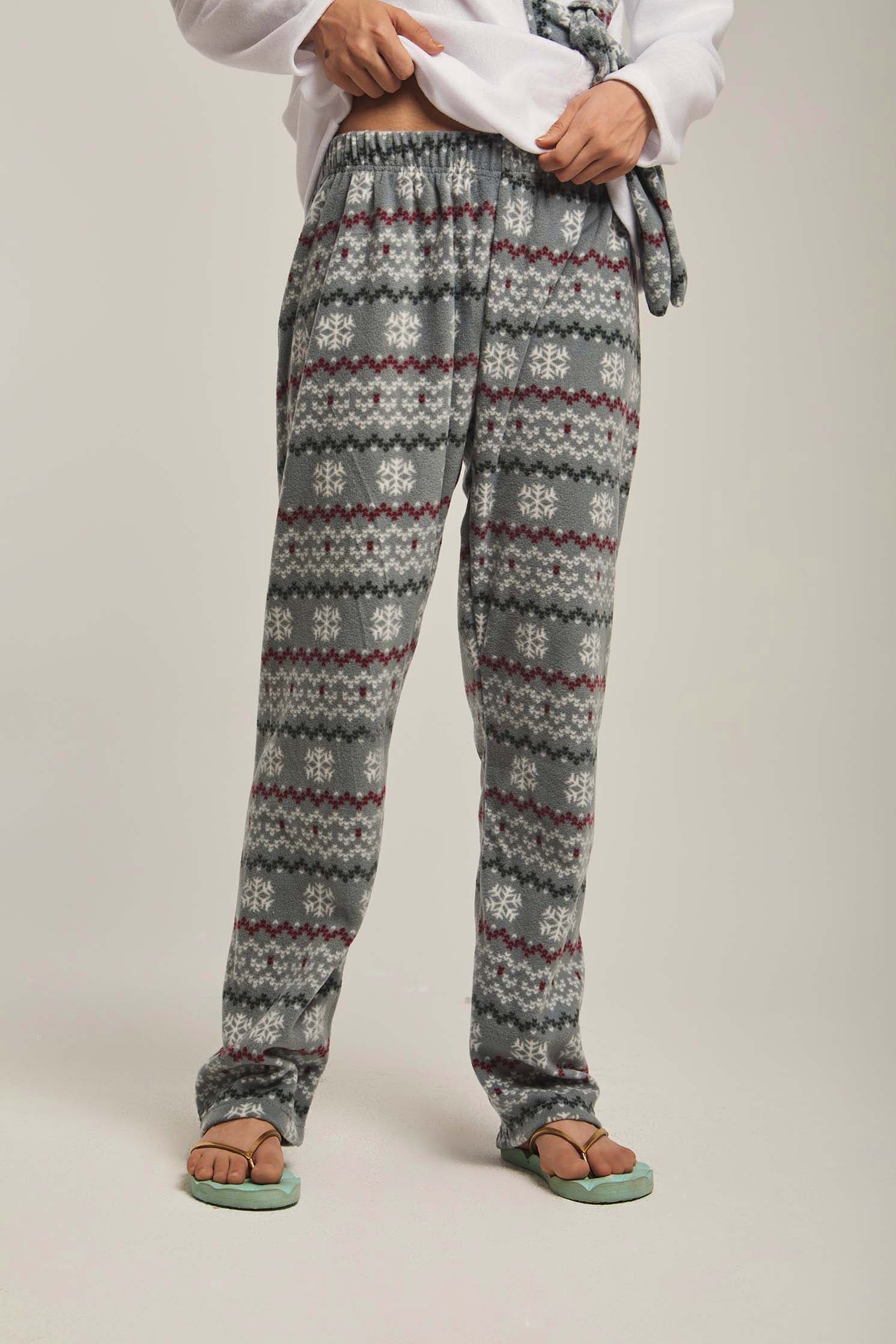 داليدرس بيجامة نسائية بتطريز حيوان أخضر غامق