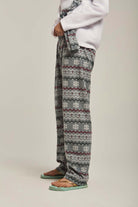 داليدرس بيجامة نسائية بتطريز حيوان أخضر غامق