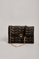 داليدرس شنطة جلد نسائي بيد سلسلة أسود