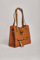 داليدرس شنطة نسائي جلد بنقش جلد ثعبان عاليد جملي