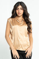 داليدرس بلوزة نسائي سادة كت بياقة وفتحة رقبة 7