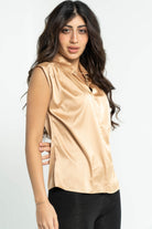 داليدرس بلوزة نسائي سادة كت بياقة وفتحة رقبة 7