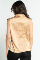 داليدرس بلوزة نسائي سادة كت بياقة وفتحة رقبة 7