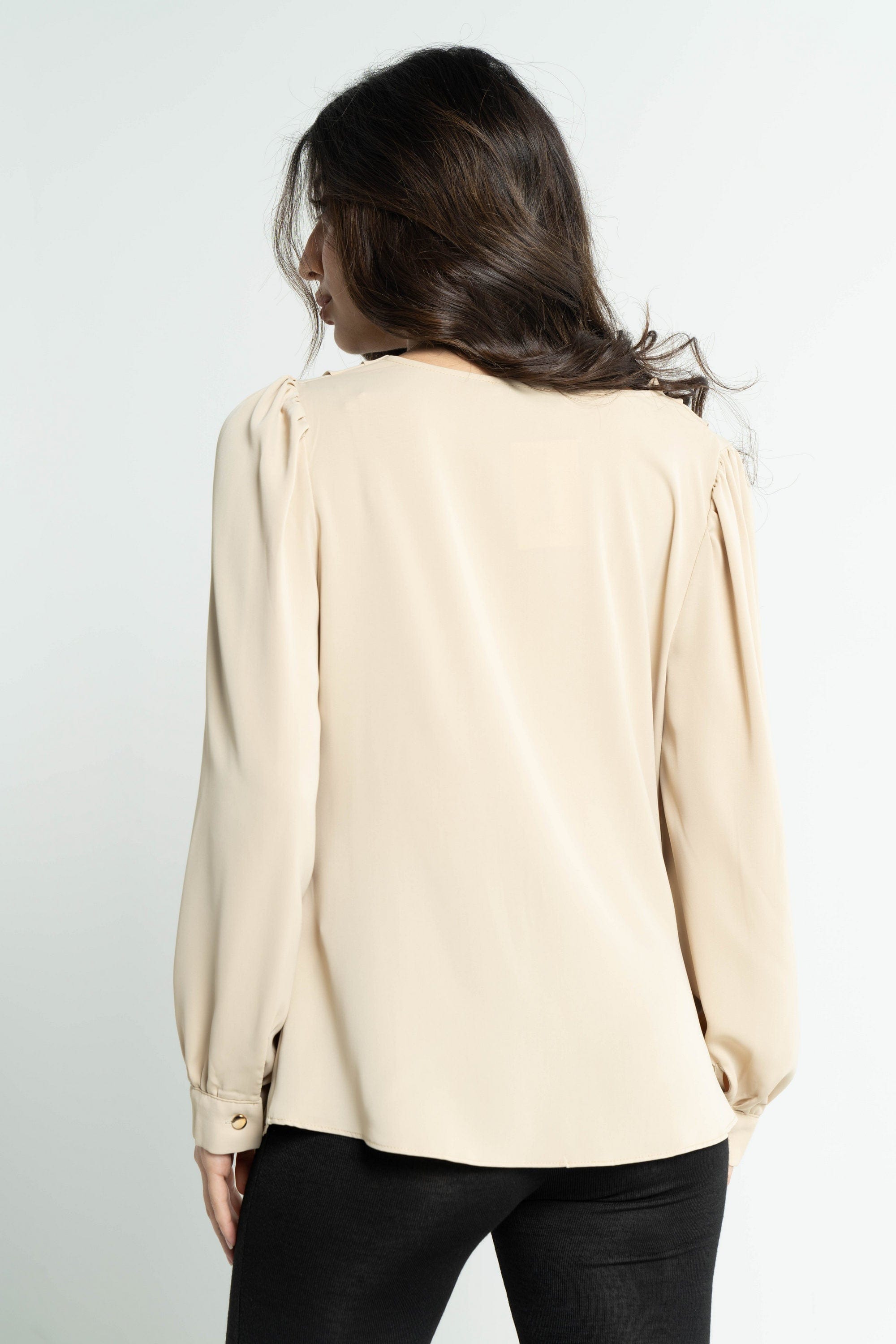 داليدرس تسوقي بلوزة نسائي سادة كم طويل اونلاين في السعودية