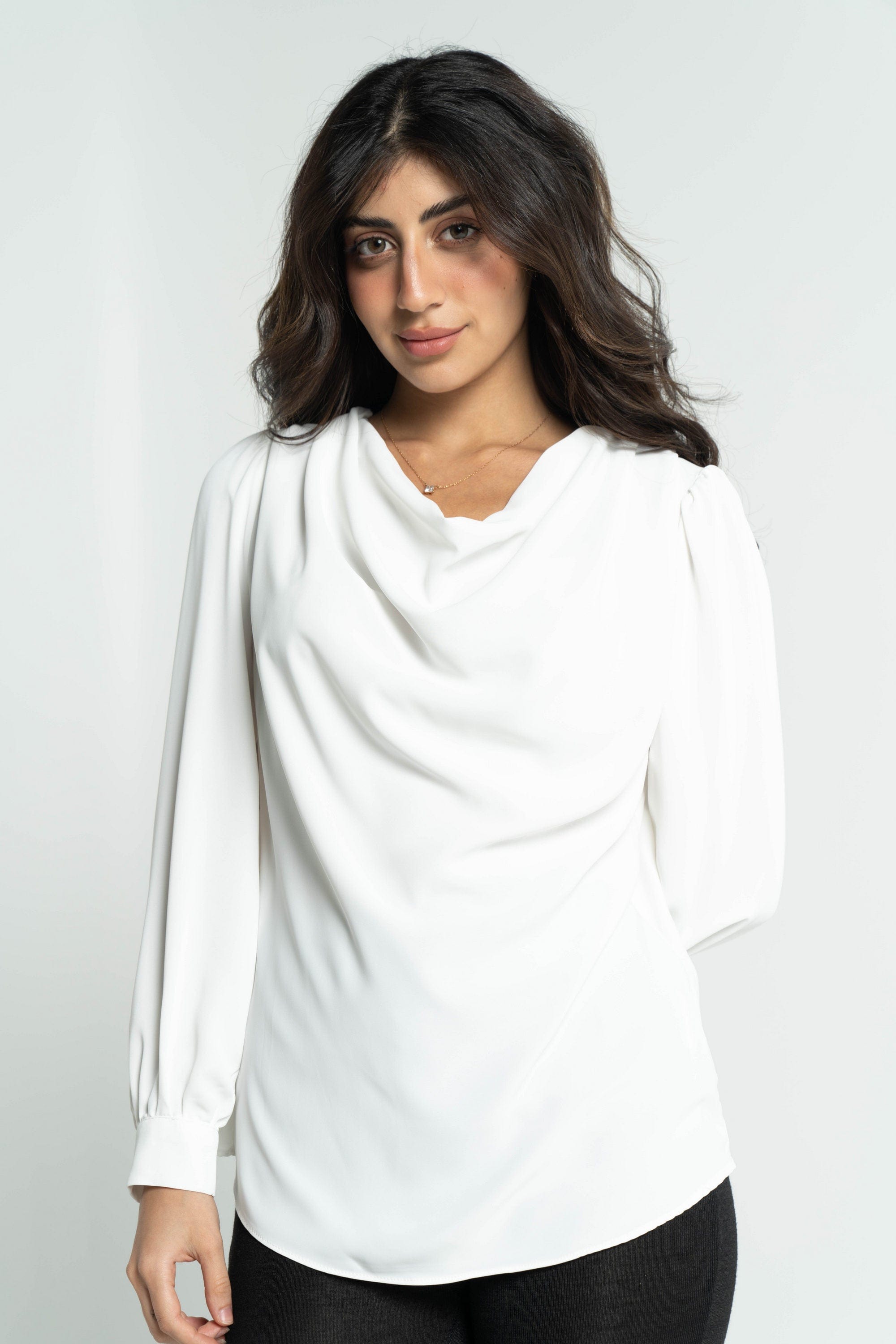 داليدرس تسوقي بلوزة نسائي سادة كم طويل اونلاين في السعودية