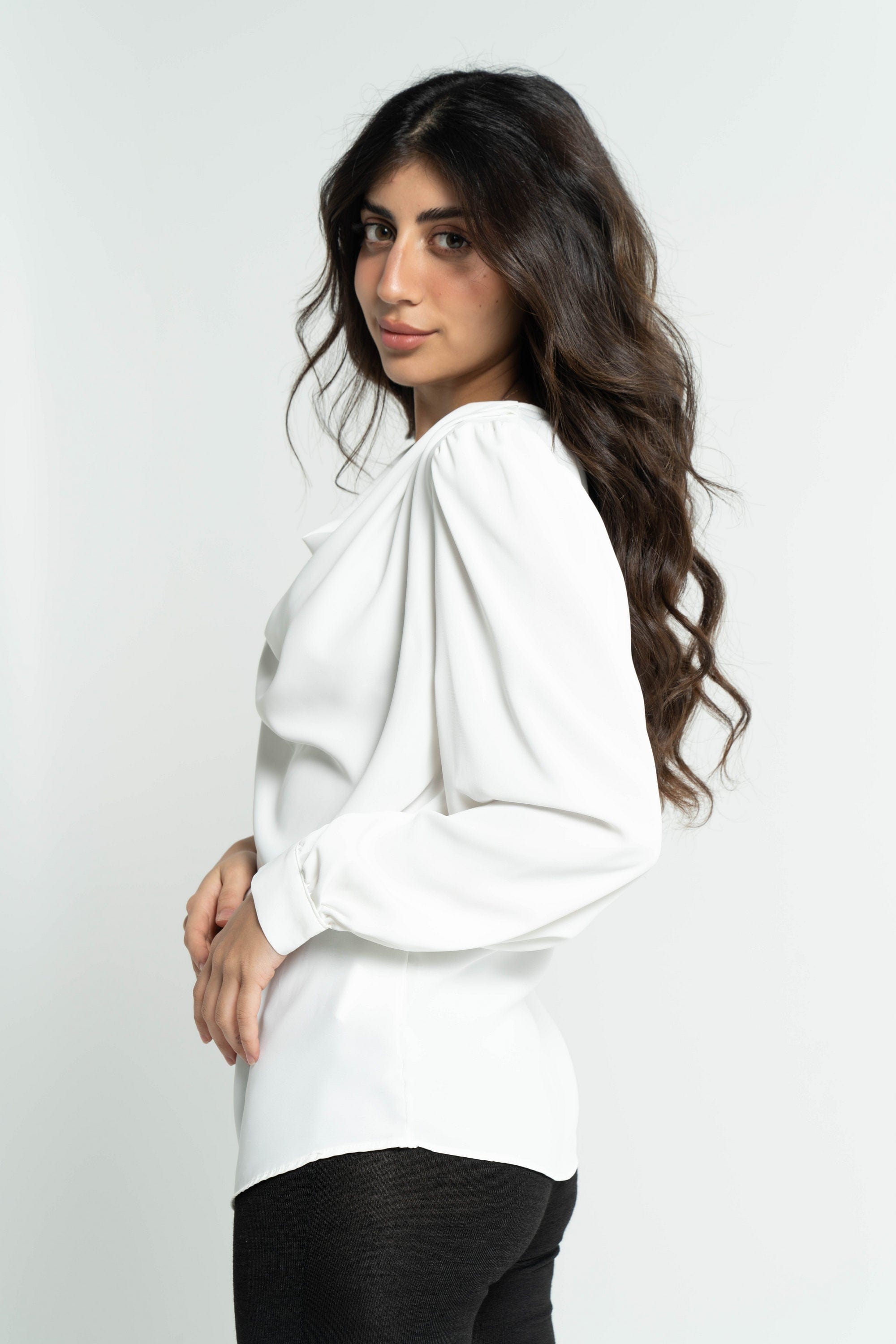 داليدرس تسوقي بلوزة نسائي سادة كم طويل اونلاين في السعودية