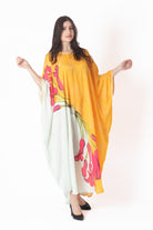 ديامانتين غندورة ملونة 3/4 كم نسائي برتقالي