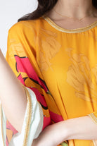 ديامانتين غندورة ملونة 3/4 كم نسائي برتقالي