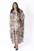 ديامانتين غندورة كم 3/4 موردة واسعة نسائي متعدد الألوان