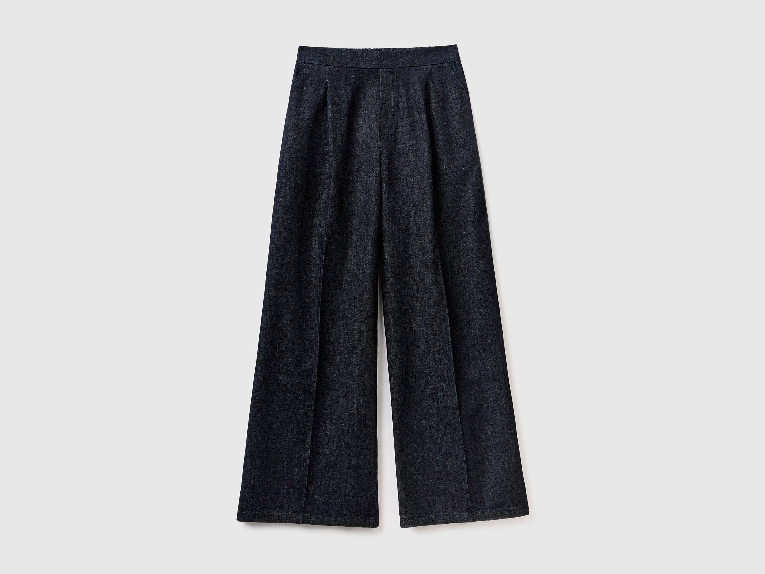 يونايتد كولورز اوف بينيتون بنطلون قطن واسع طويل نسائي