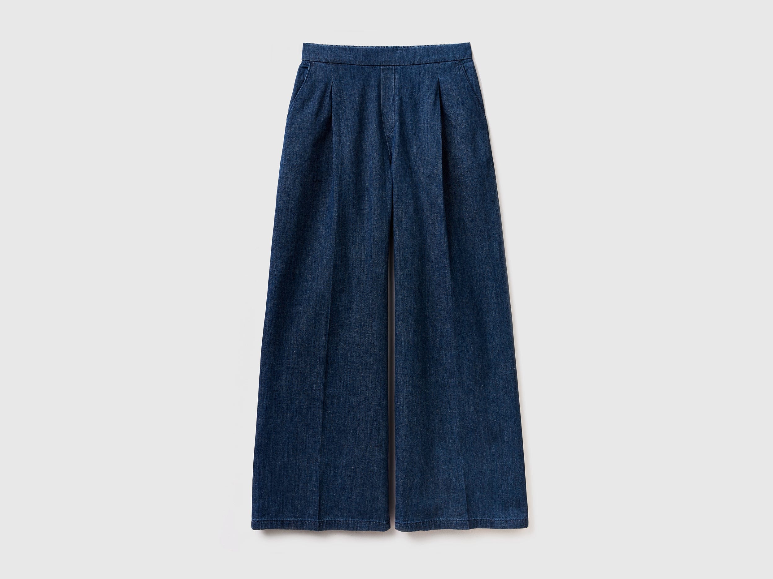 يونايتد كولورز اوف بينيتون بنطلون قطن واسع طويل نسائي