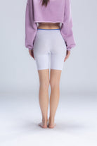 كارينا شورت ليجن رياضي قطن بحواف ملونة