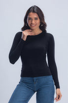 كارينا بلوزة كم طويل من الفيسكوز