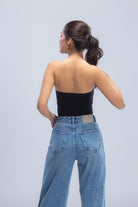 كارينا توب انبوبي سادة بدون حمالات