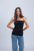 كارينا تانك توب انبوبي بدون حمالات