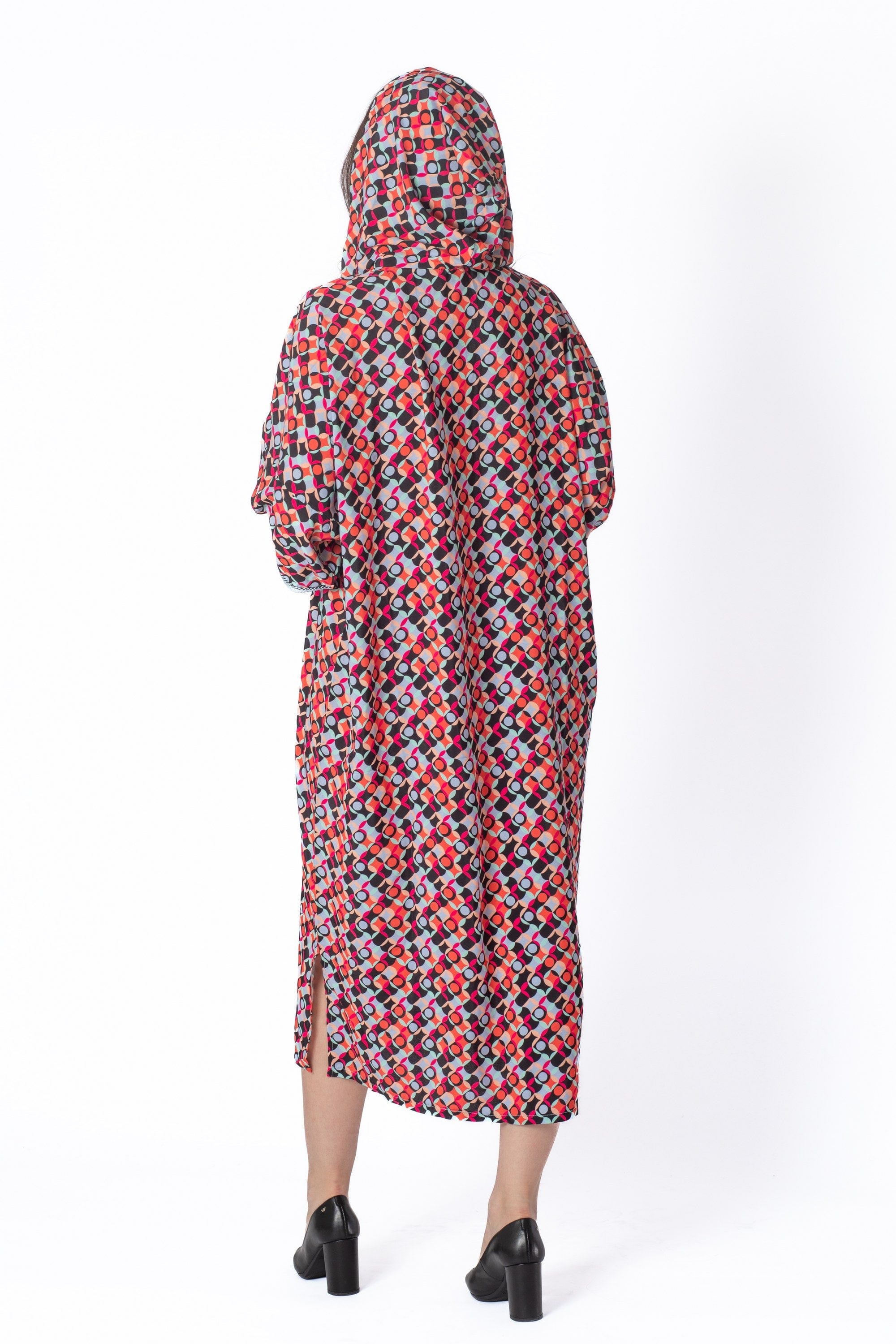 ديامانتين جلابة ملونة 3/4 كم قصيرة نسائي متعدد الألوان