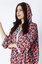 ديامانتين جلابة ملونة 3/4 كم قصيرة نسائي متعدد الألوان