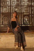 كارينا كيمونو منقوش باكمام نسائي ملون