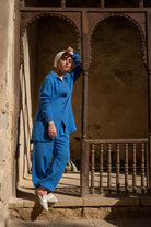 كارينا بنطلون سادة بأساور فضفاض نسائي