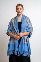 نتشي وشاح مطرز نسائي