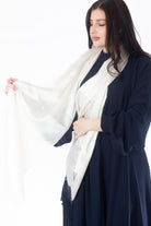 وشاح نسائي سادة طويل بلمعة نسائي