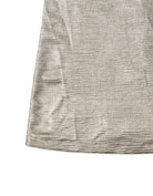 جينجرسنابس فستان بناتي منسوج لامع قصير معدني