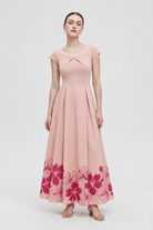 GL126 peach full front - model alice