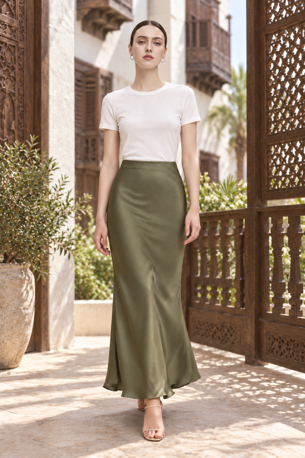 GL396 army_green lifestyle Alice corrected photographic face