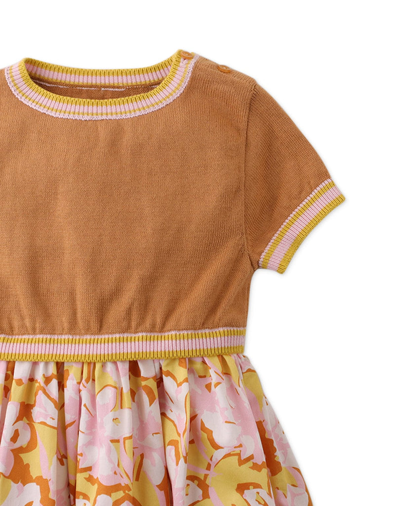 جينجرسنابس فستان بيبي بناتي بتنورة منفوشة متعدد الألوان