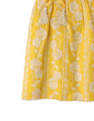 جينجرسنابس فستان بيبي بناتي مطرز حمالات بفيونكتين أماميتين