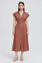 IY953S262ZI dark_peach full front - model Daria S