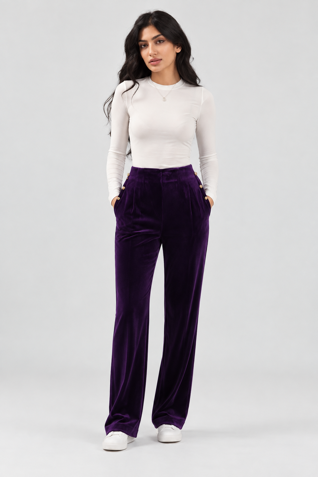 IYE851W264KG aubergine, full front